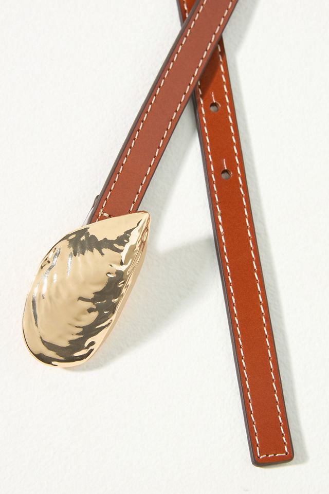 Maeve Shell Skinny Belt #1