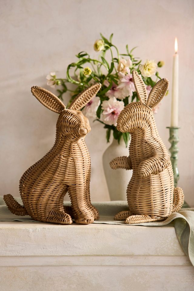 Wicker Bunny, Sitting #2