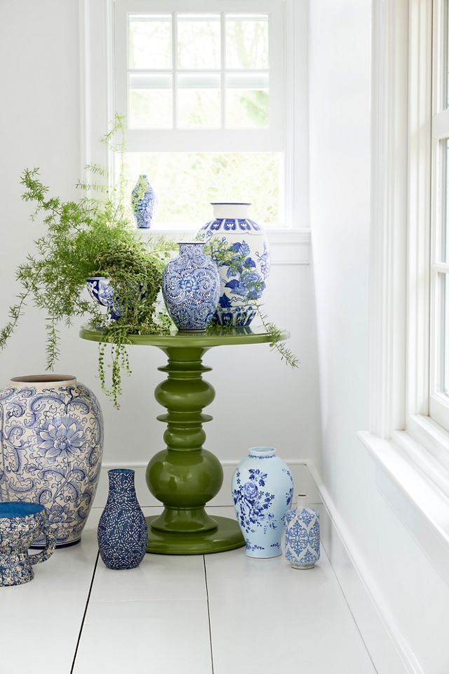 Monochromatic Delft Vase