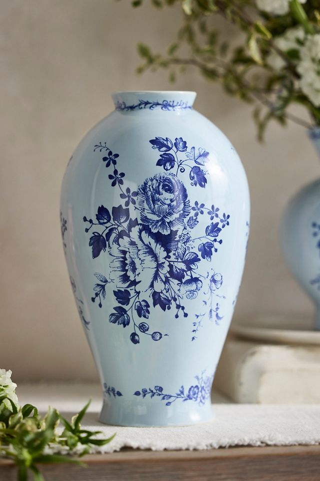 Monochromatic Delft Vase