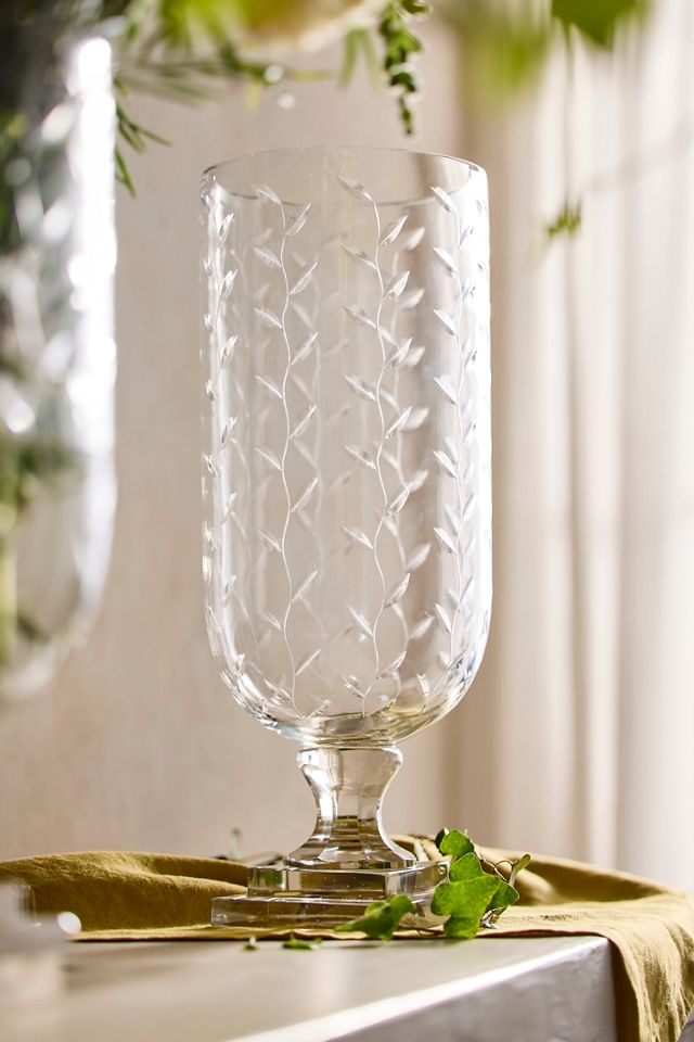 Ivy Cut Glass Vase #1