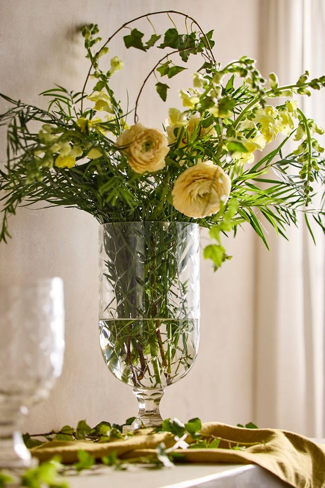 Ivy Cut Glass Vase #2