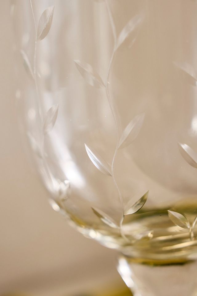 Ivy Cut Glass Vase #5