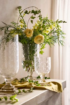 Ivy Cut Glass Vase