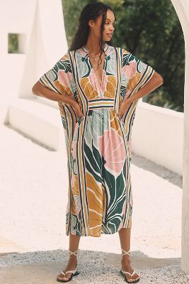 Conditions Apply V-neck Kaftan