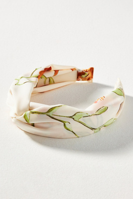 BY ANTHROPOLOGIE FLORAL TWIST HEADBAND