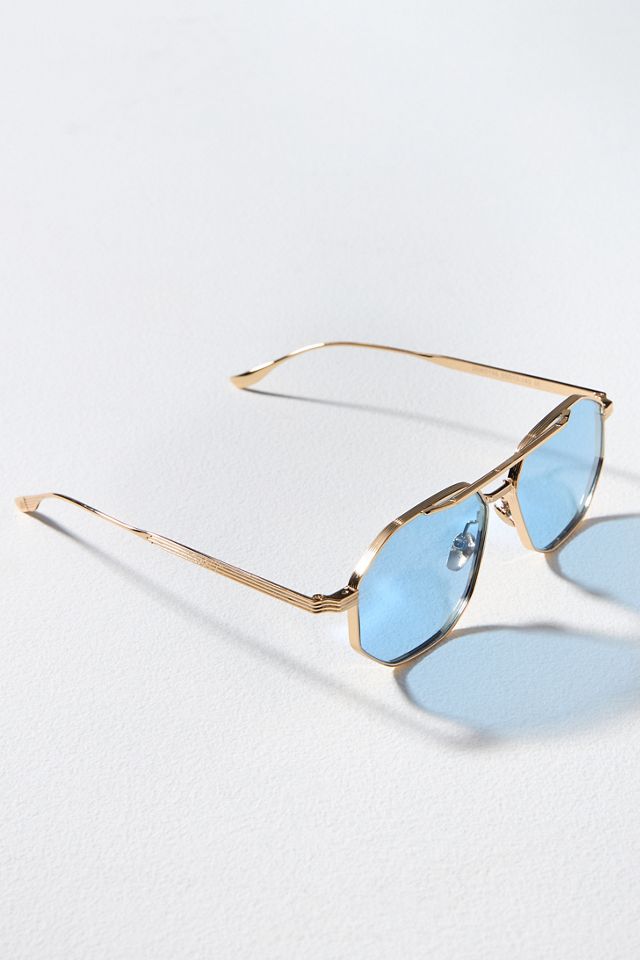 Devon Windsor Cairo Metal Aviator Sunglasses #1