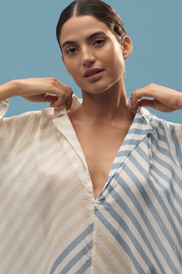 Ollari Striped Cotton Kaftan #2