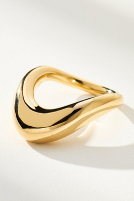 Jasmin Sparrow Curve Ring In Gold