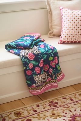 Maeve Cotton Jacquard Throw Blanket