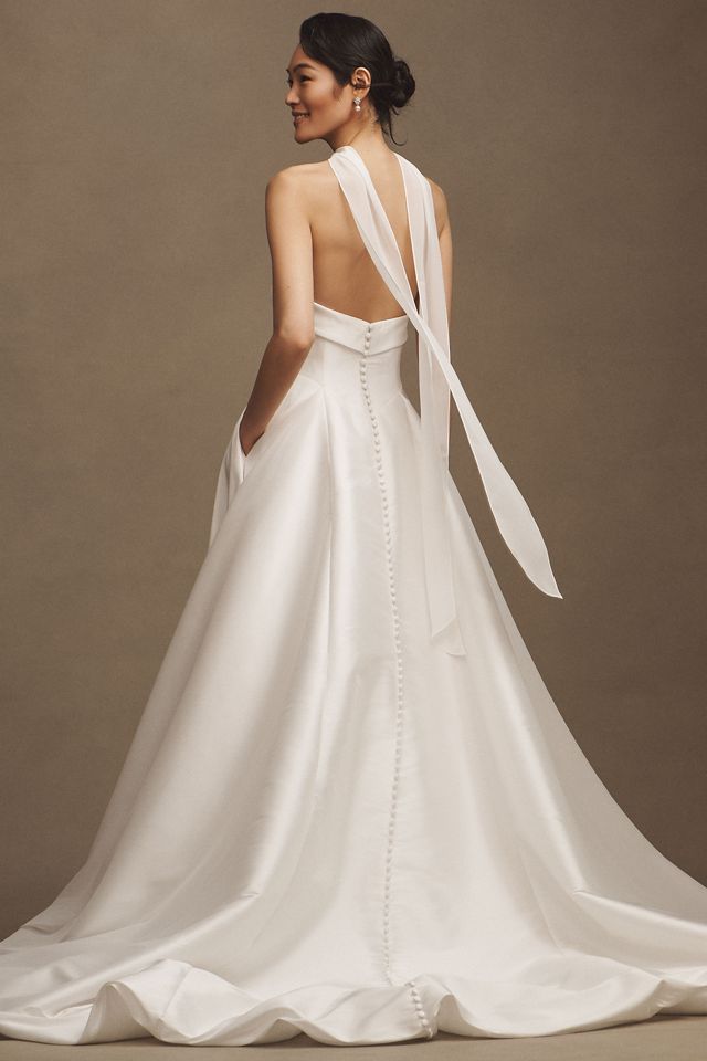 Jenny by Jenny Yoo Georgie Strapless Sweetheart Basque-Waist Bubble-Hem Wedding Gown #4