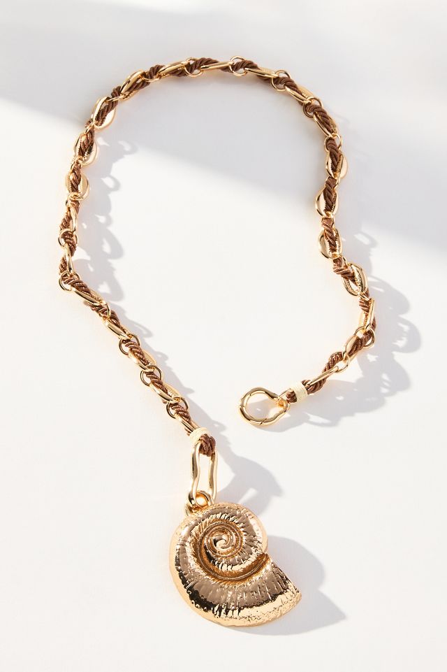 Shell Charm Chain Necklace #2