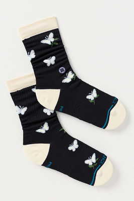 Stance Meadows Crew Socks In Black