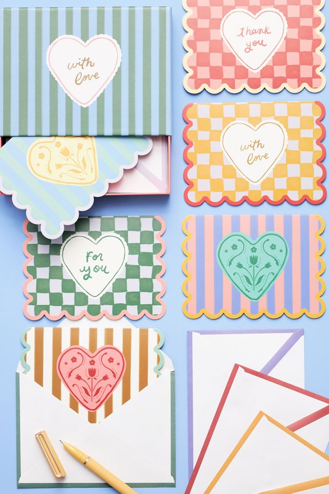 Anthropologie With Love Assorted Boxed Notecard Set #2