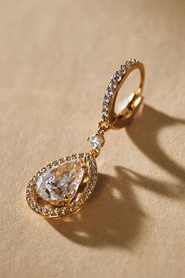 NADRI Radiant Pear Drop Earrings #2