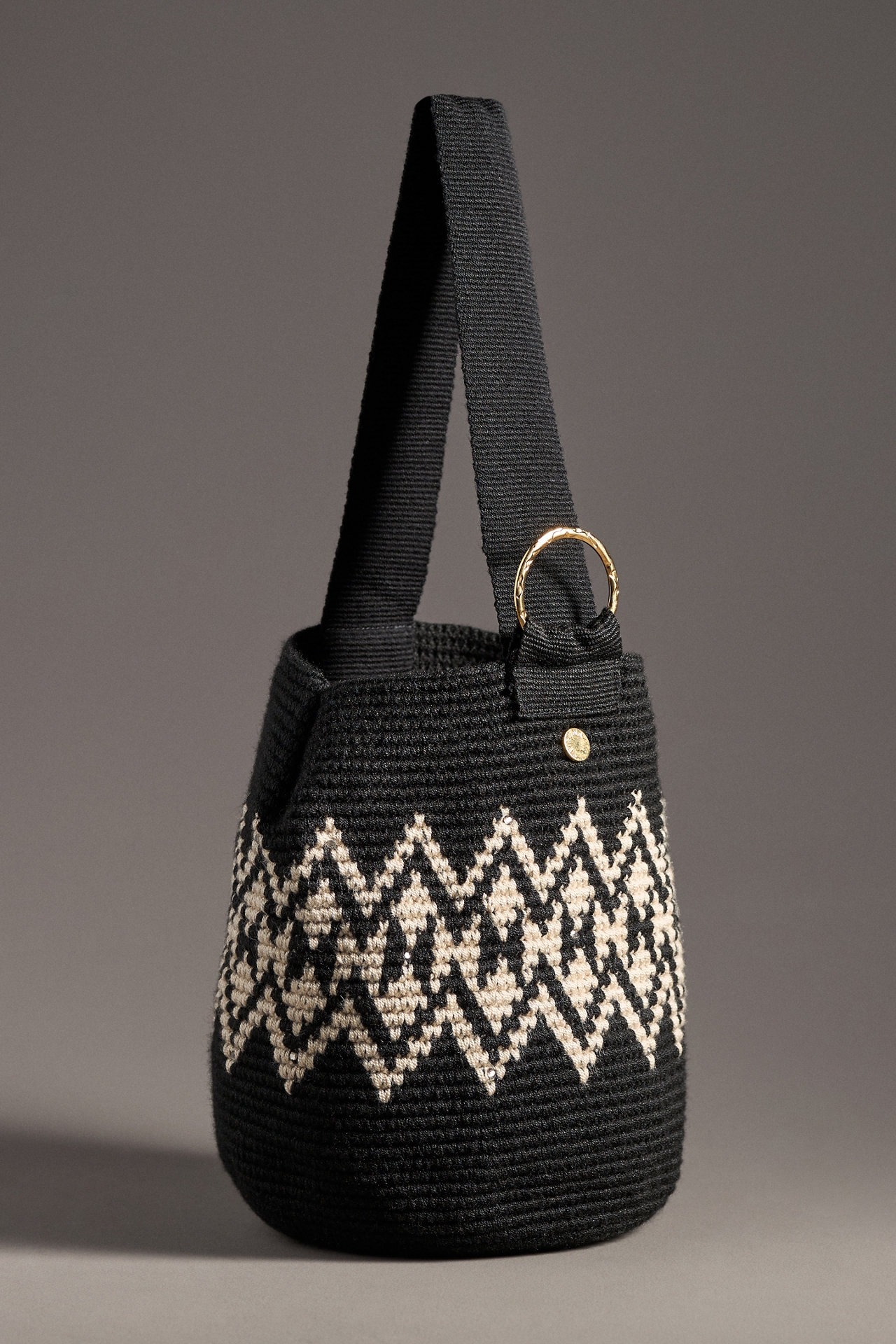 Teiruma Knit Bucket Bag