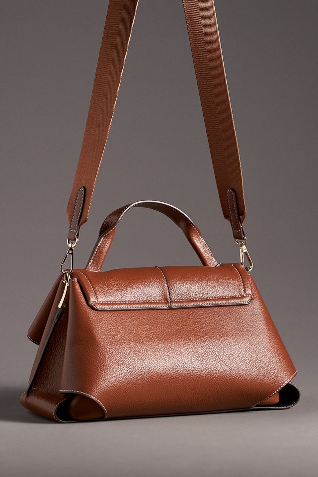 Foldover Top-Handle Satchel #2