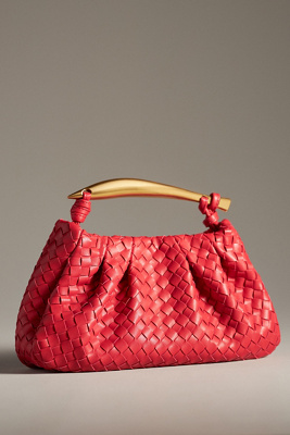 By Anthropologie The Frankie Clutch In Red
