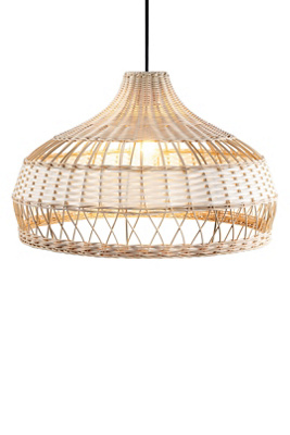 Anthropologie Mesmerize Rattan Pendant