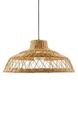 Radiant Rattan Pendant