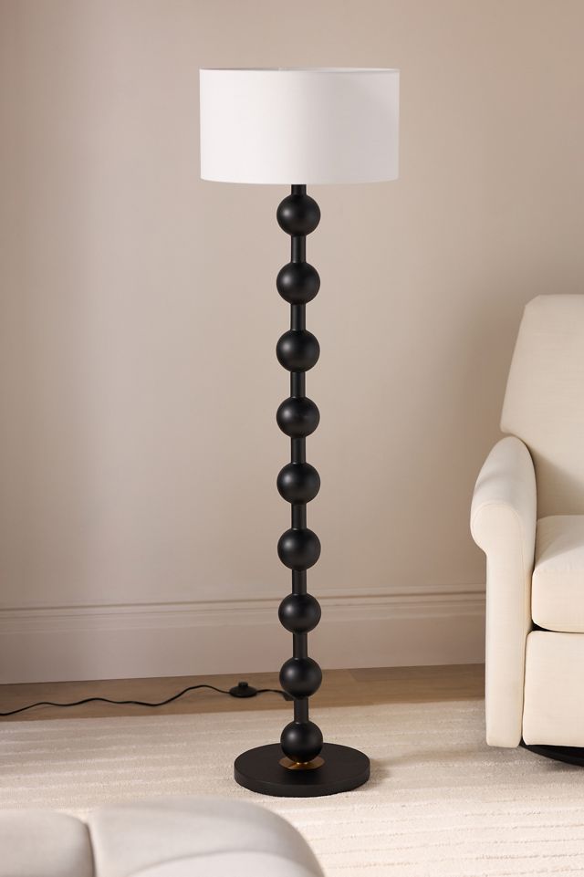 Saline Wooden Accent Floor Lamp #1