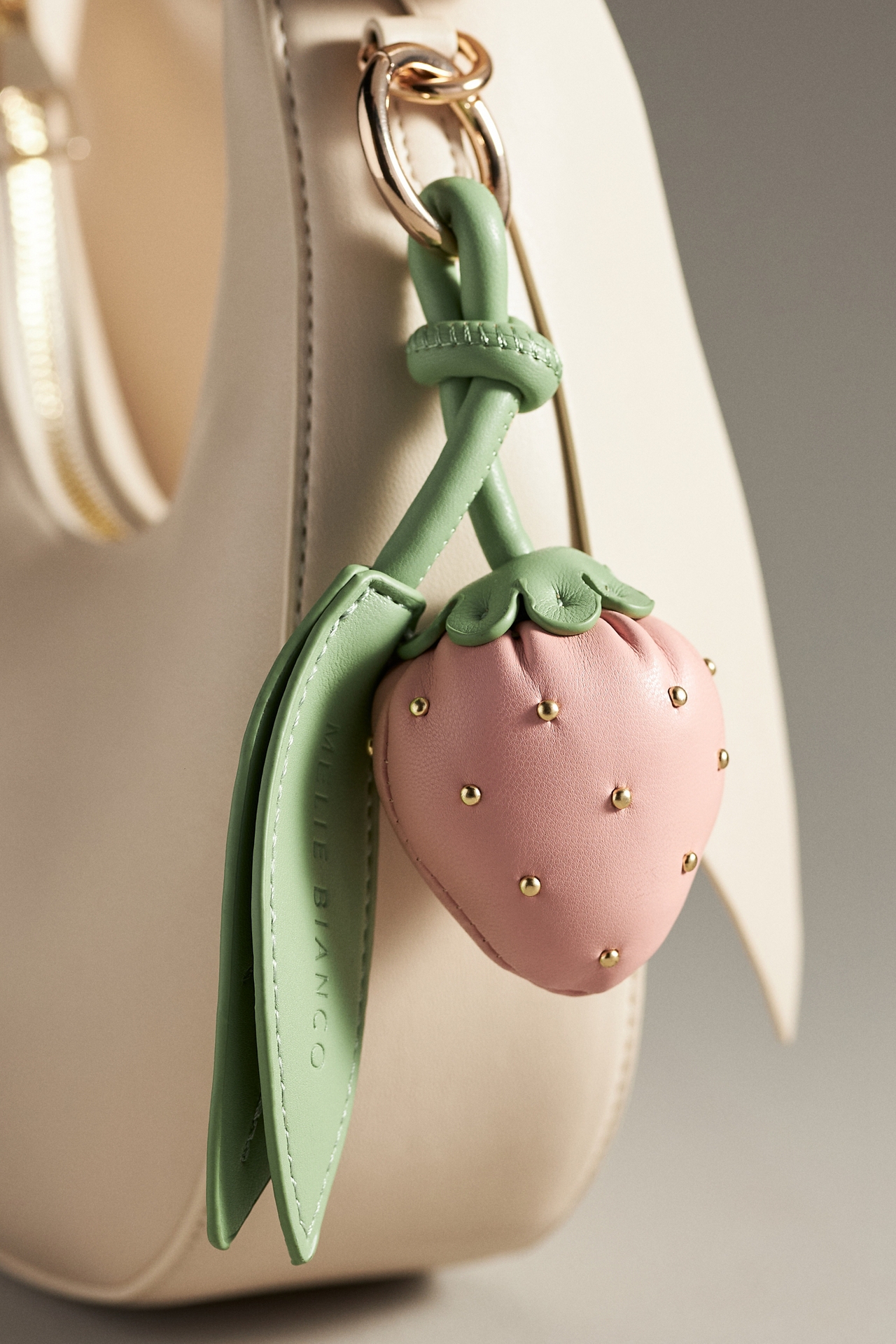 Melie Bianco Strawberry Bag Charm