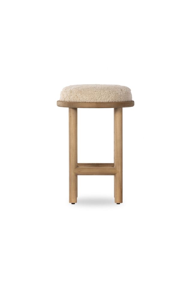 Saldino Shearling Counter Stool #1