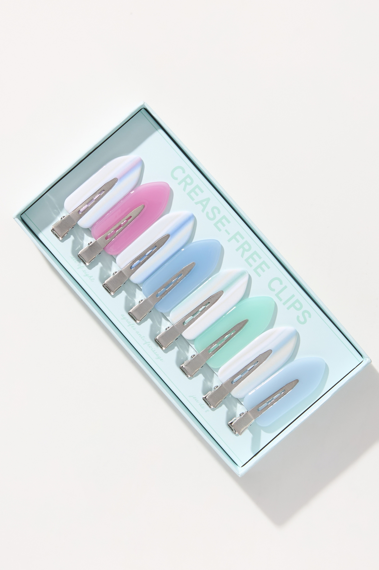 Crease-Free Hair Clips, Set of 8