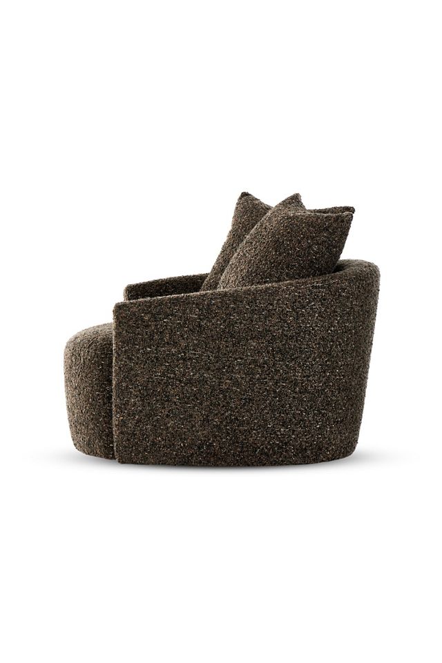 Chloe Bouclé Swivel Chair #2