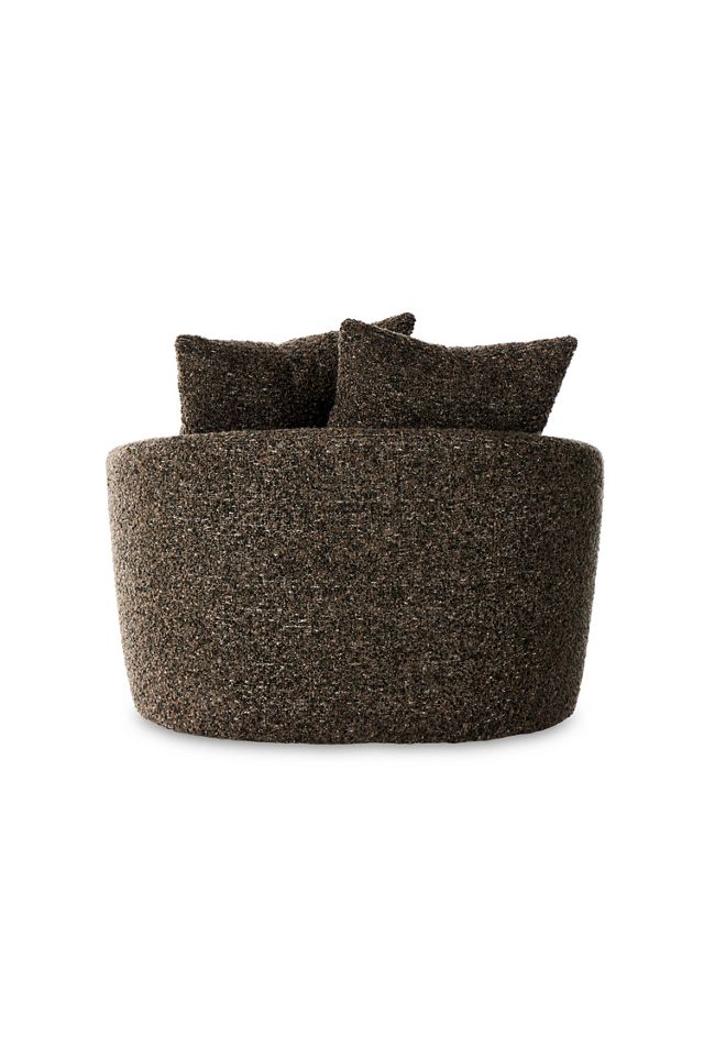 Chloe Bouclé Swivel Chair #3