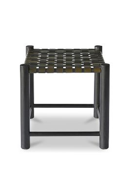 Anthropologie Selby Leather Stool