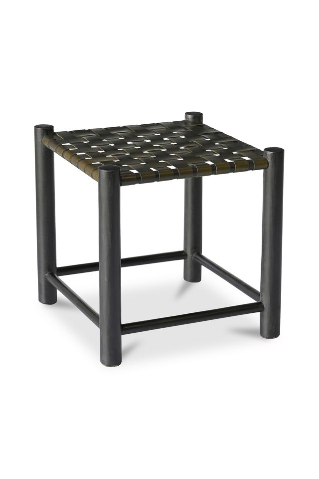 Selby Leather Stool #1