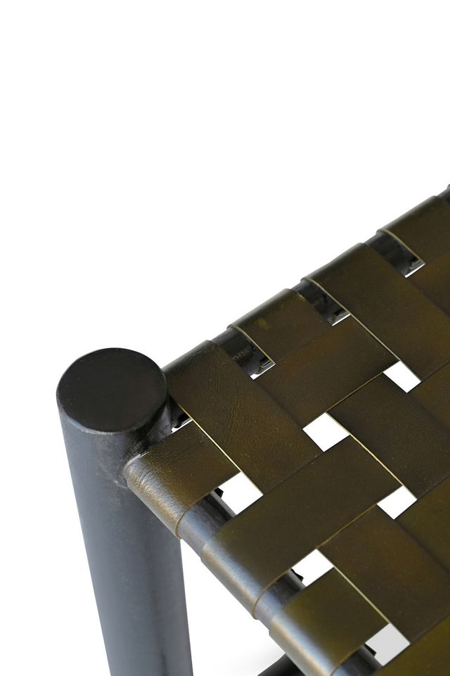 Selby Leather Stool #2