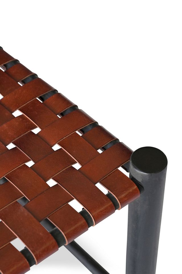 Selby Leather Stool #2