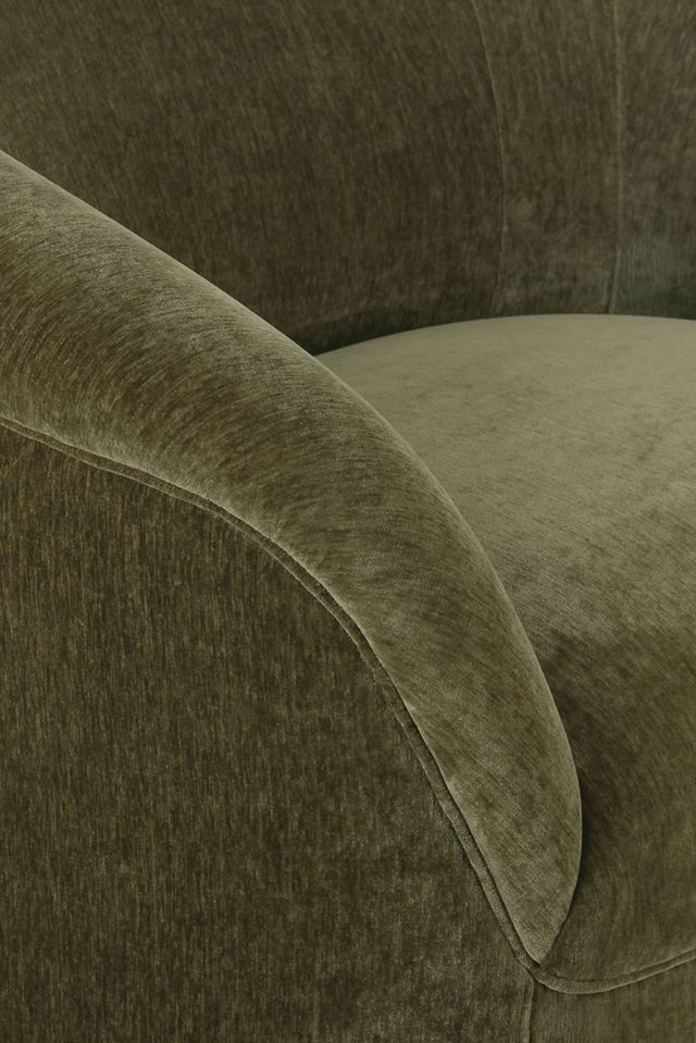 Thora Velvet Lounge Chair #4