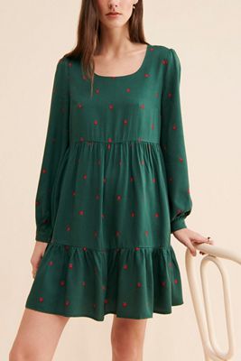 Louche Polly Tiered Mini Dress