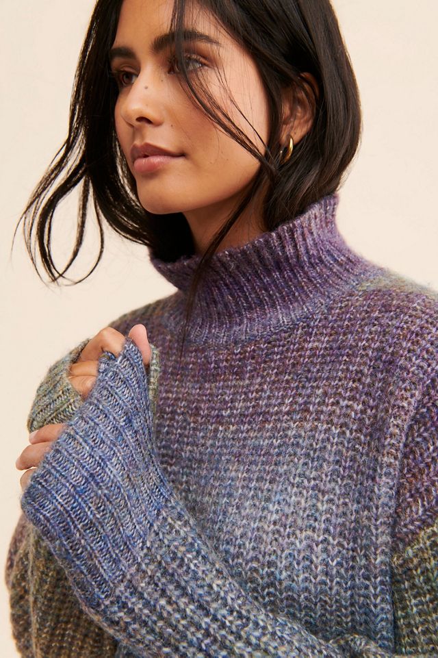 RD Style Ombre Turtleneck Sweater #4