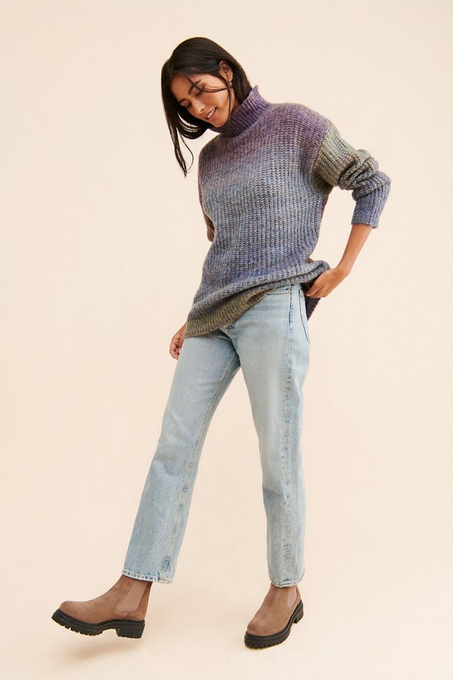 RD Style Ombre Turtleneck Sweater #1
