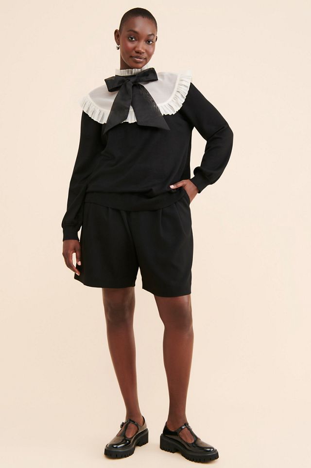 Eloquii Sheer Yoke Sweater #3