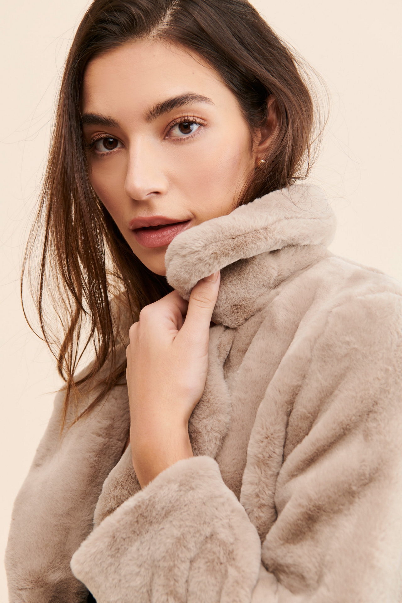 Lili Sidonio Faux Fur Coat