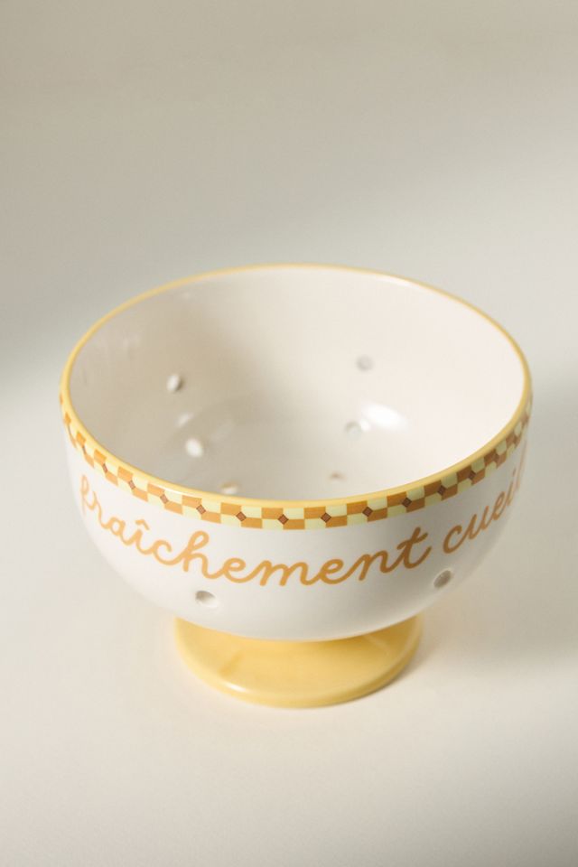Café Violette Handpainted Stoneware Berry Basket #2
