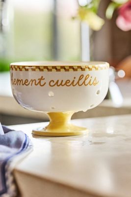 Café Violette Handpainted Stoneware Berry Basket