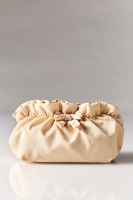 Stoney Clover Lane Bow Pouch In Neutral