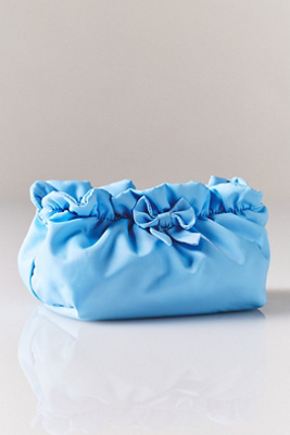 Stoney Clover Lane Bow Pouch In Blue