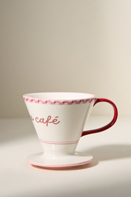 Maeve Café Violette Stoneware Pour-Over Coffee Maker