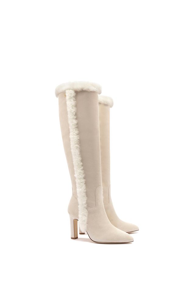 Larroudé Cindy Hi Faux Fur Boot #1