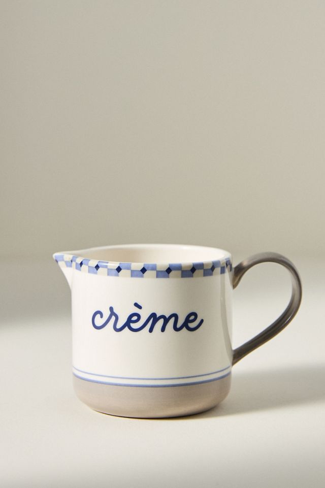 Café Violette Handpainted Stoneware Creamer #1