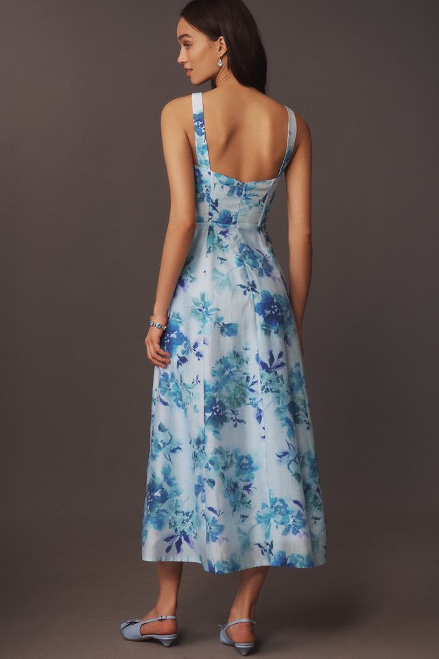 Bardot Lilah Sleeveless Corset A-Line Midi Dress #1