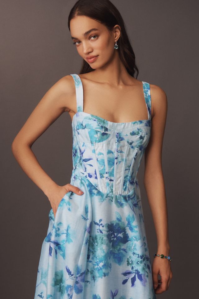 Bardot Lilah Sleeveless Corset A-Line Midi Dress #2