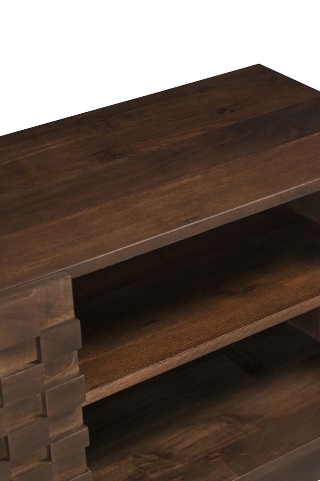 Easton Acacia Wood Media Cabinet #5